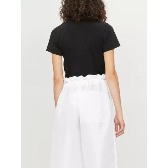 COMME DES GARCONS PLAY Womens Cotton Tee With Red Emblem in Black XSmall - Picture 12 of 14